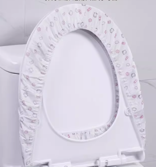 El asiento del inodoro desechcubre